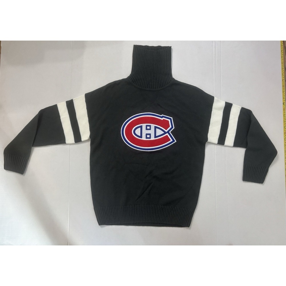 Montreal Canadiens NHL Women's‎ Medium Gray Turtleneck Sweater